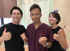 平昌五輪に出場した斯波正樹選手がたけし接骨院に来院。